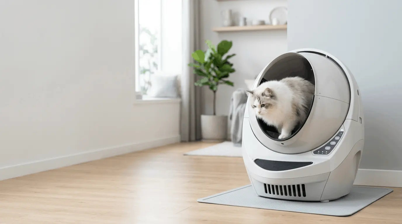 Premium self-cleaning cat litter box solution with odor control technology